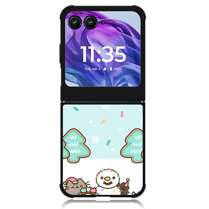 Pusheen The Cat Snow Winter Motorola Moto Razr Plus 2024 , Moto Razr+ 2024 Case