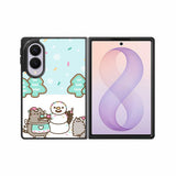 Pusheen The Cat Snow Winter Samsung Galaxy Z Fold 8 Case