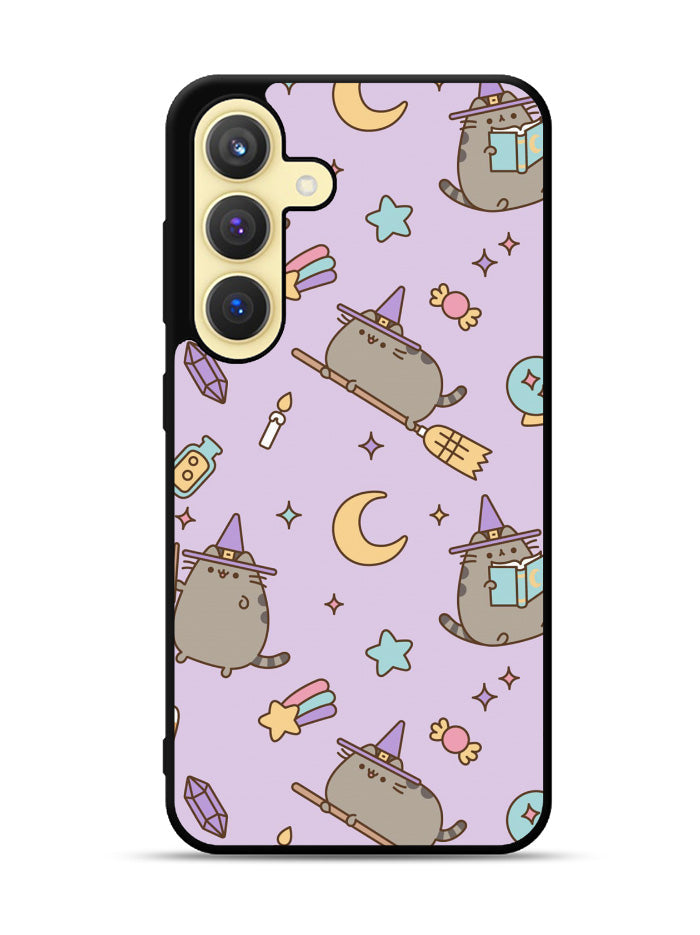Pusheen The Cat Witch Samsung Galaxy S25 Plus 5G , Samsung Galaxy S25+ 5G Case