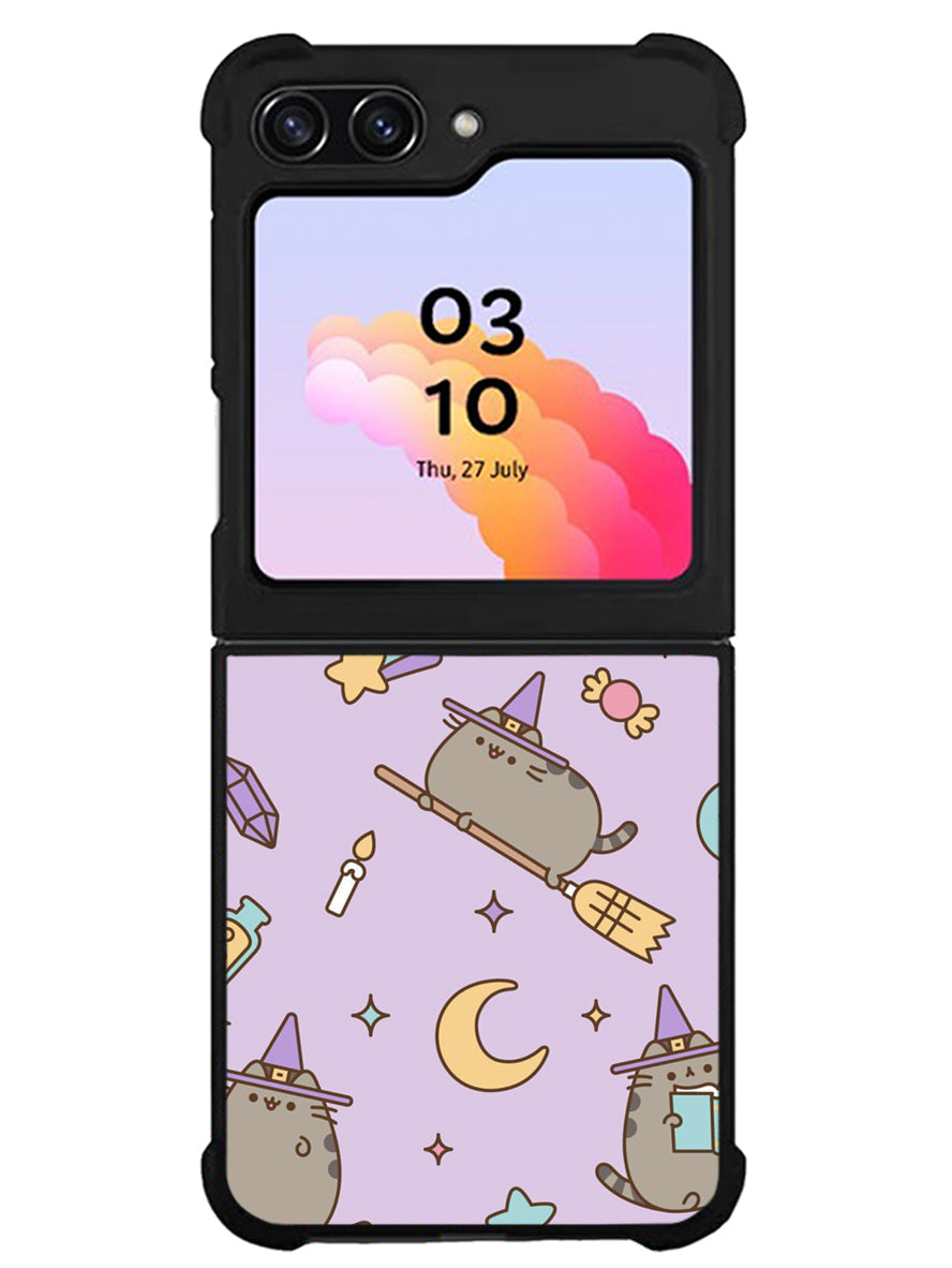 Pusheen The Cat Witch Samsung Galaxy Z Flip 5 5G 2023 Case