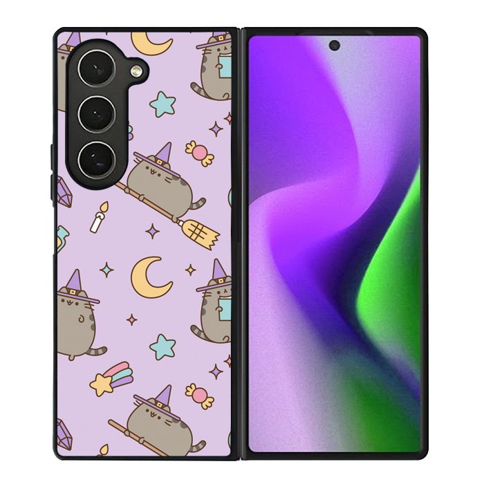 Pusheen The Cat Witch Samsung Galaxy Z Fold 6 Case