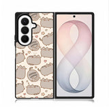 Pusheen The Cat Pattern Samsung Galaxy Z Fold 8 Ultra Case DC1539