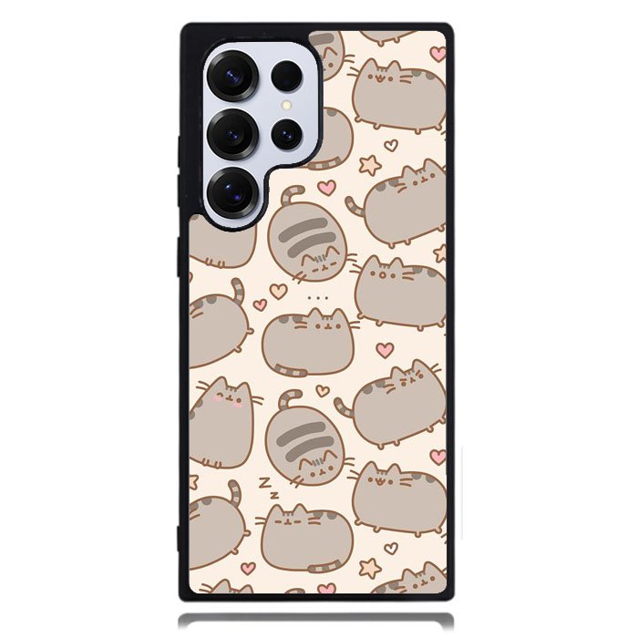 Pusheen The Cat Pattern Samsung Galaxy S24 Ultra Case DC1539