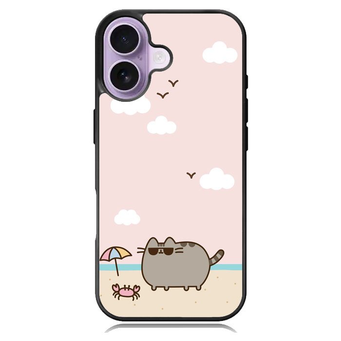 Pusheen The Cat Cool Summer iPhone 16 Case DC1533