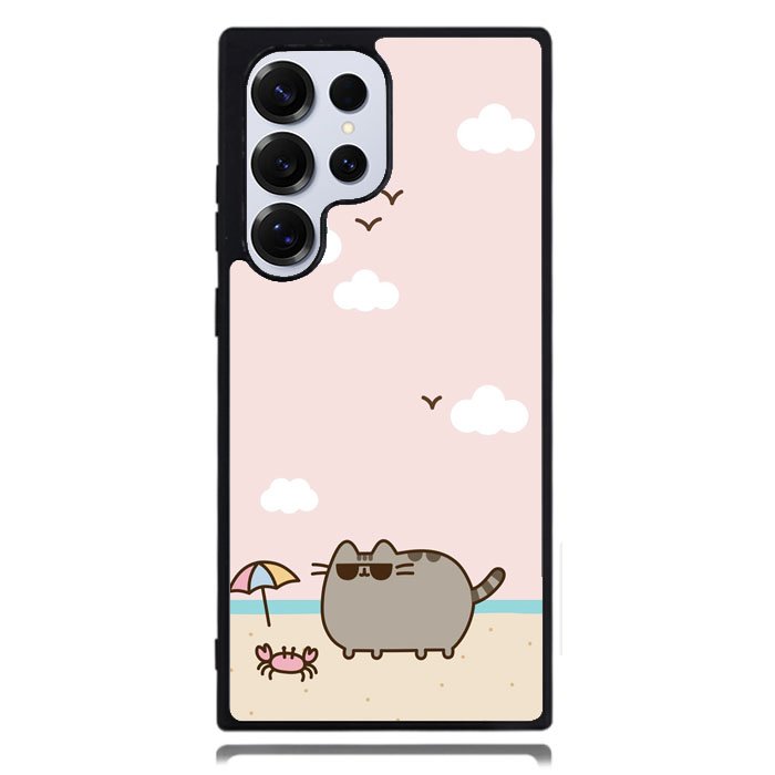 Pusheen The Cat Cool Summer Samsung Galaxy S24 Ultra Case DC1533