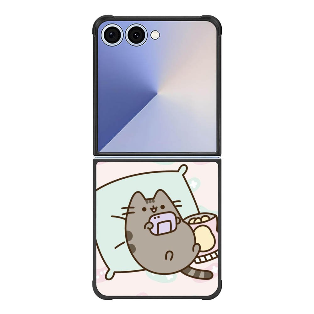 Pusheen The Cat Enjoy Gaming Samsung Galaxy Z Flip 7 5G Case
