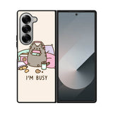 Pusheen The Cat Very Busy Samsung Galaxy Z Fold 7 5G Case