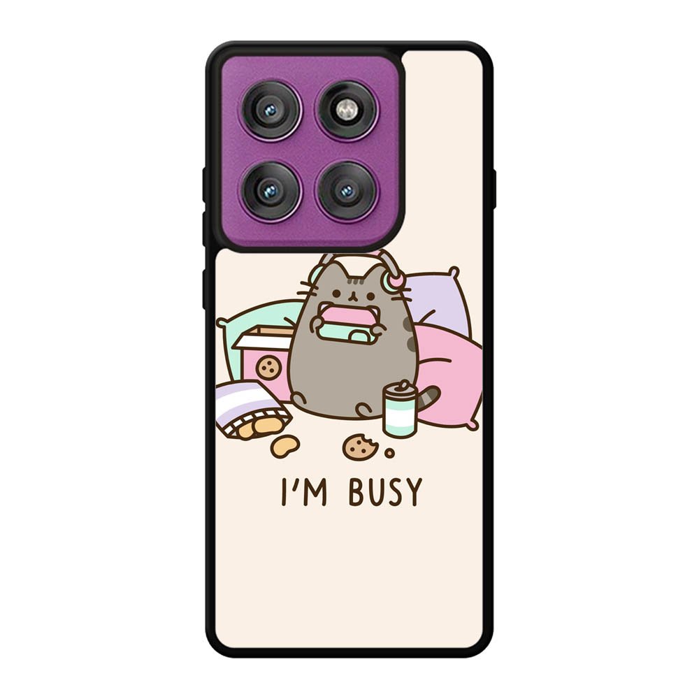 Pusheen The Cat Very Busy Motorola Moto Edge 60 Pro Case