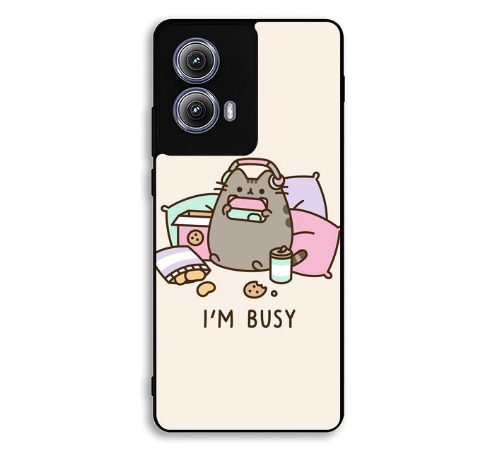 Pusheen The Cat Very Busy Motorola Moto Edge 2024 Case DC2455