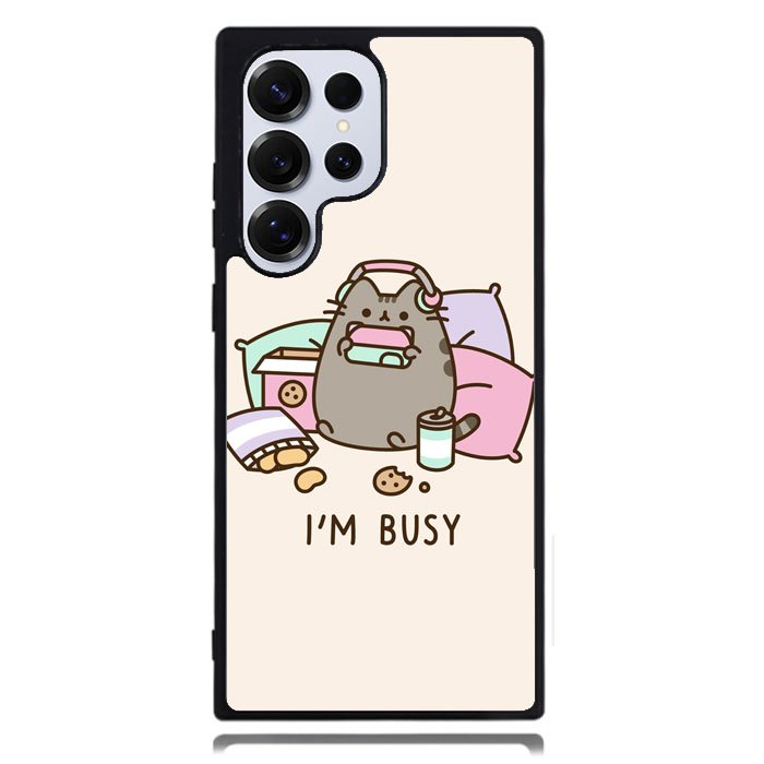 Pusheen The Cat Very Busy Samsung Galaxy S24 Ultra Case DC1542
