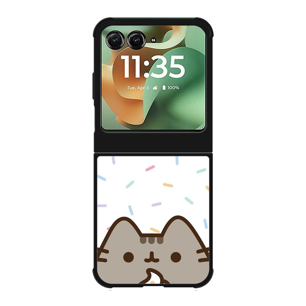 Pusheen The Cat Rainbow Cupcakes Motorola Moto RAZR 2025 Case