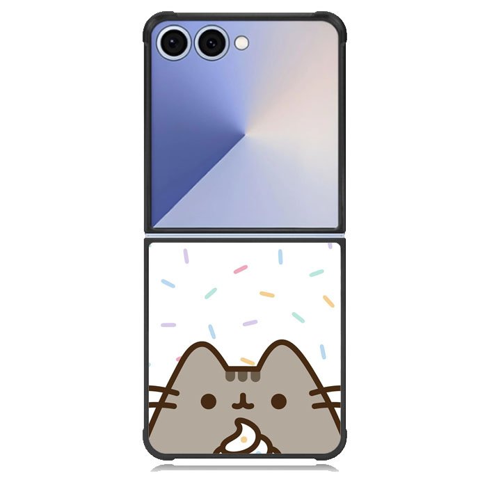Pusheen The Cat Rainbow Cupcakes Samsung Galaxy Z Flip 7 Case DC1540