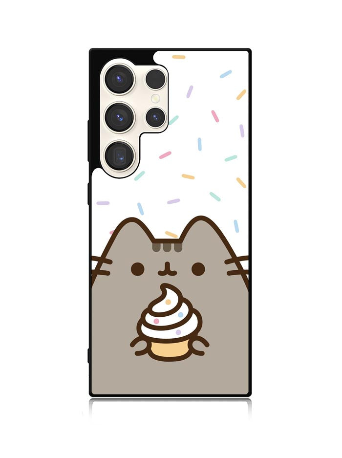 Pusheen The Cat Rainbow Cupcakes Samsung Galaxy S25 Ultra 5G Case