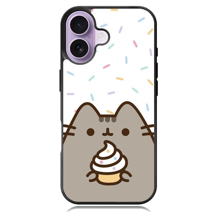 Pusheen The Cat Rainbow Cupcakes iPhone 16 Case DC1540