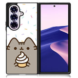 Pusheen The Cat Rainbow Cupcakes Samsung Galaxy Z Fold 7 Case DC1540