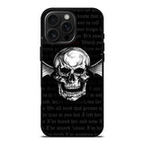 Deathbat Avenged Sevenfold iPhone 16 Pro Case DC0461