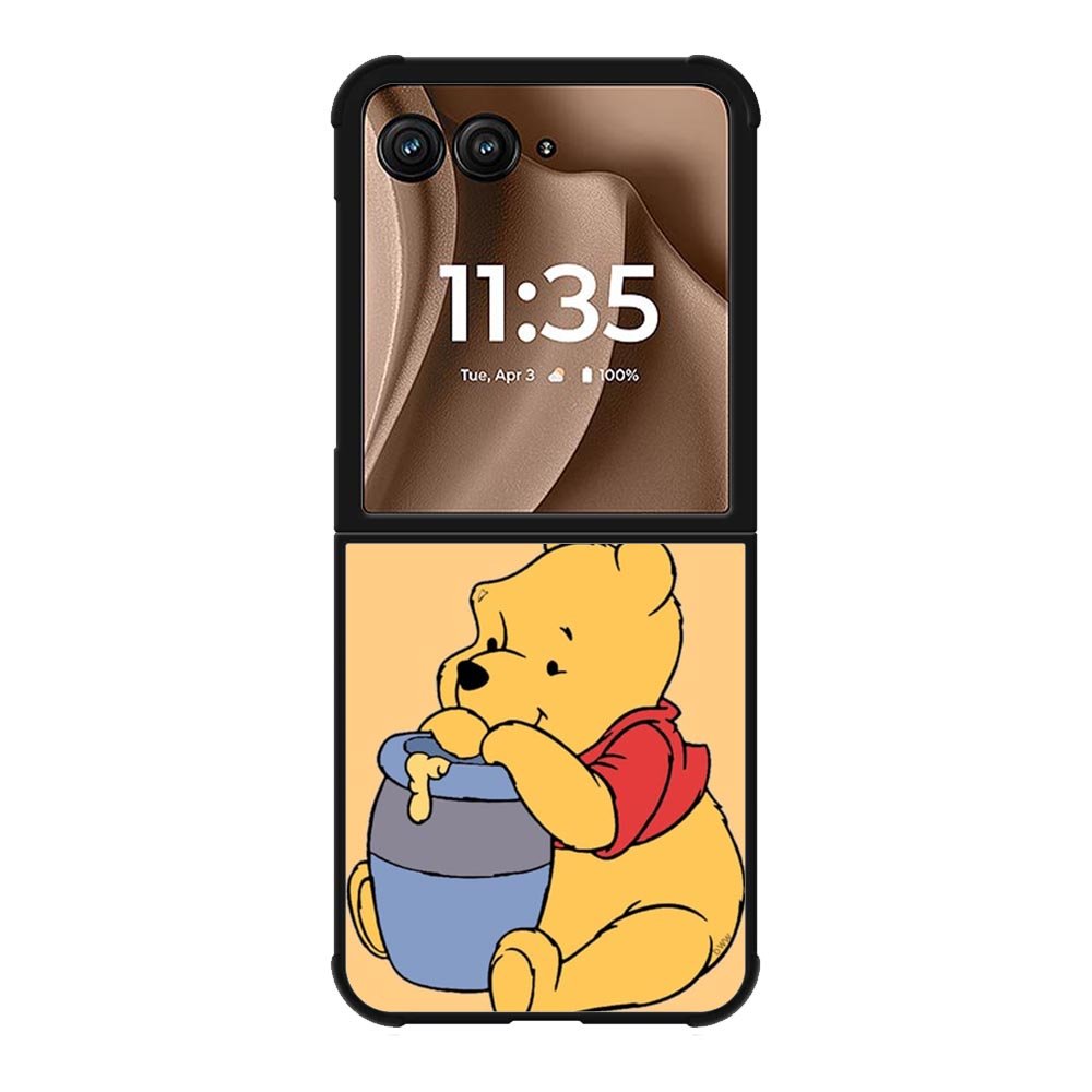 Winnie The Pooh Honey Eat Motorola Moto RAZR Plus 2025 Case