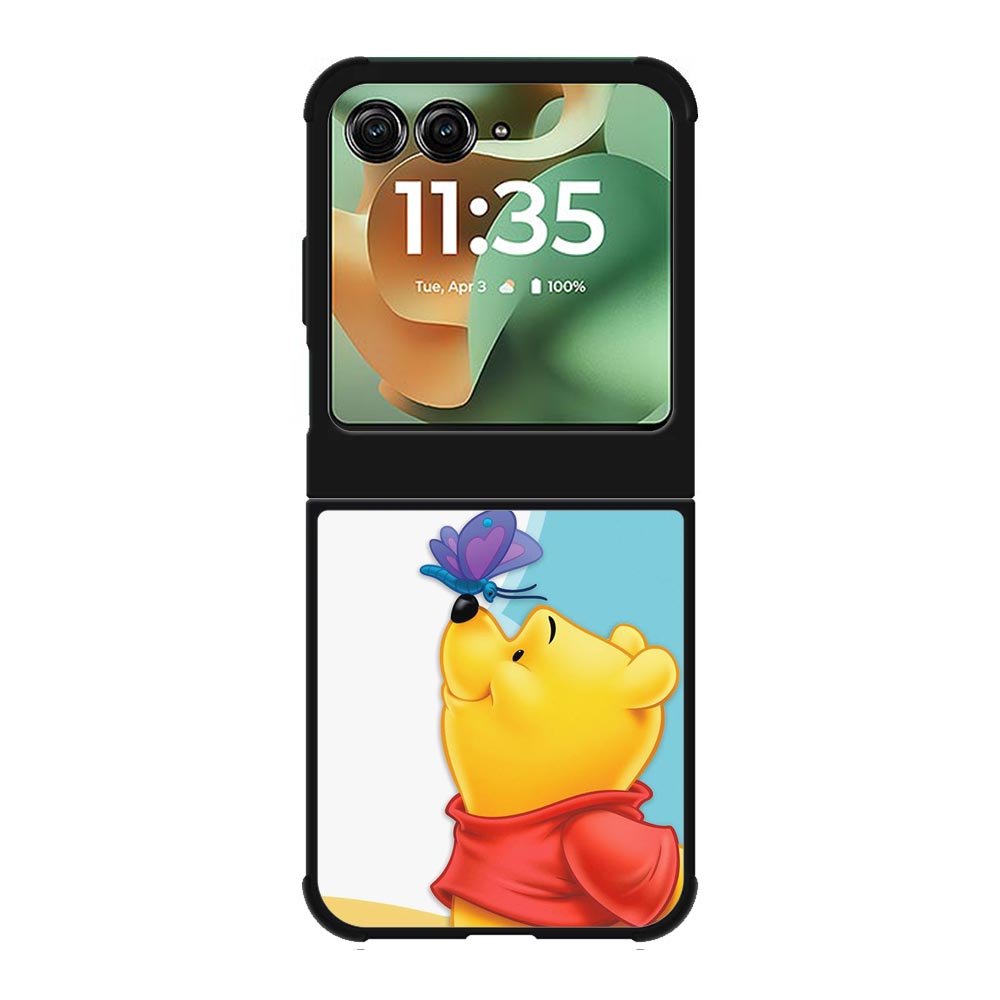 Winnie The Pooh Butterfly Summer Motorola Moto RAZR 2025 Case