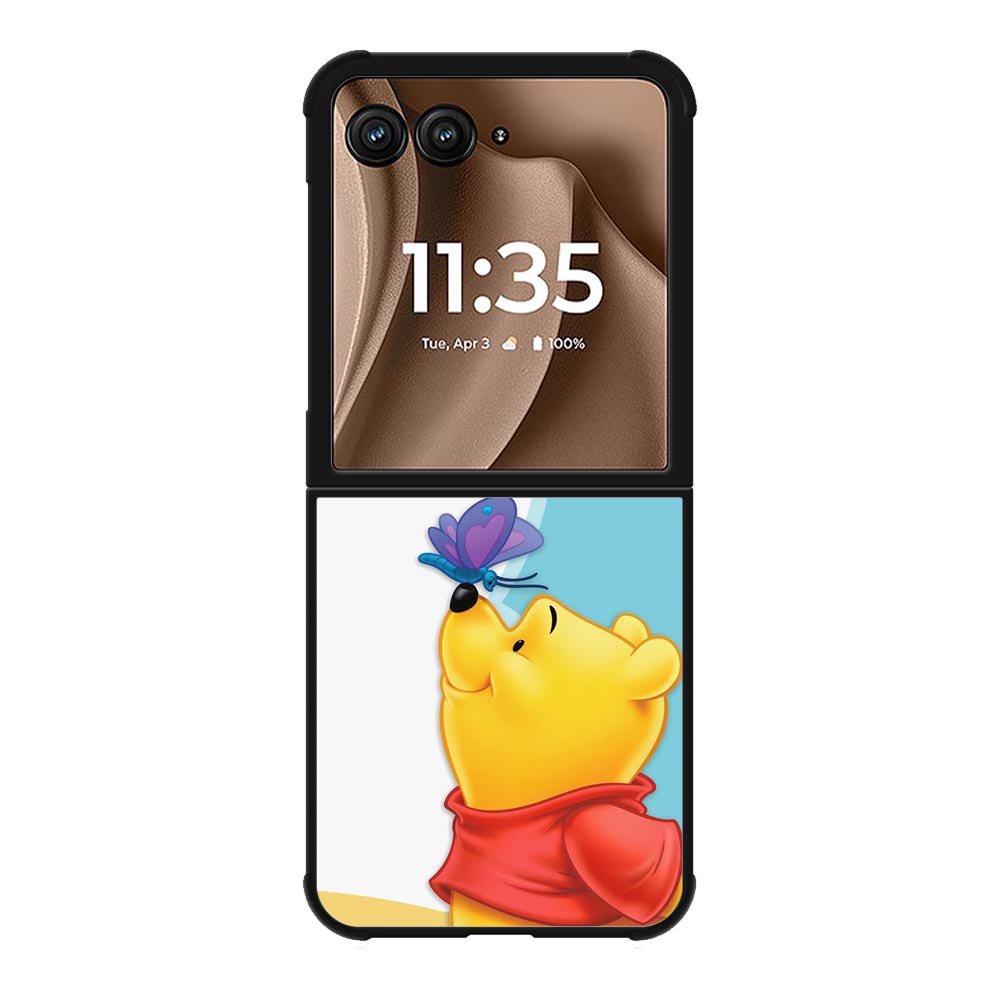 Winnie The Pooh Butterfly Summer Motorola Moto RAZR Plus 2025 Case