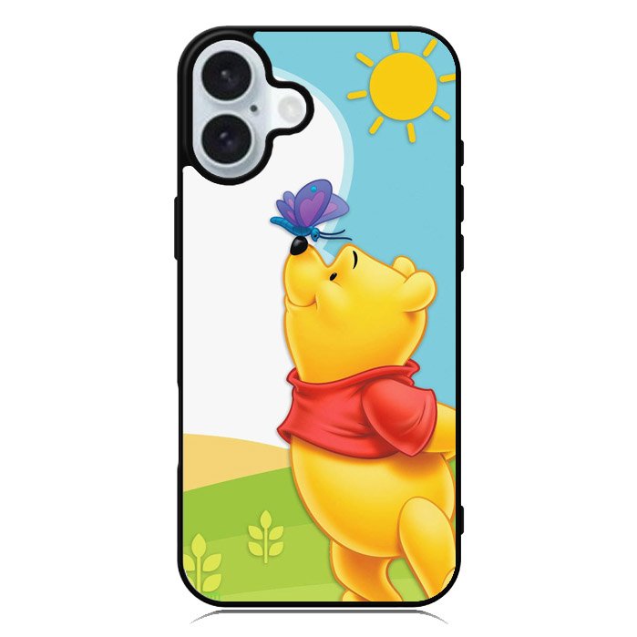 Winnie The Pooh Butterfly Summer iPhone 16 Plus Case