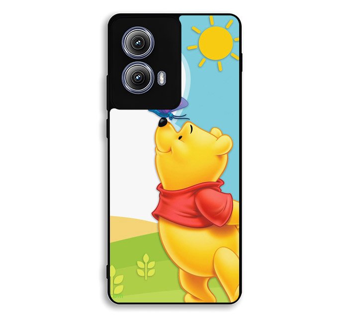 Winnie The Pooh Butterfly Summer Motorola Moto Edge 2024 Case DC1592