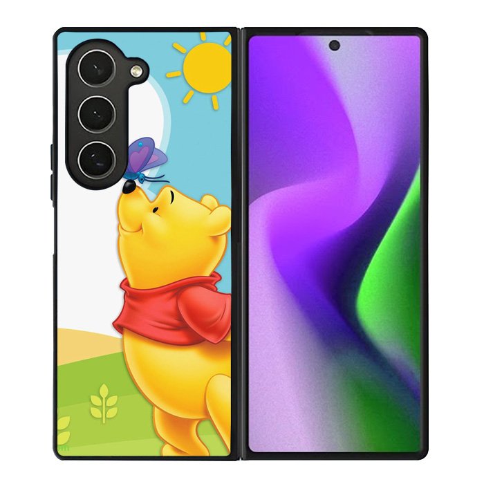 Winnie The Pooh Butterfly Summer Samsung Galaxy Z Fold 6 Case