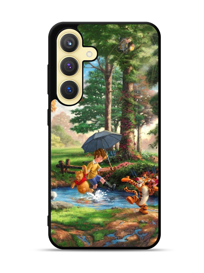 Winnie The Pooh Garden Samsung Galaxy S25 Plus 5G , Samsung Galaxy S25+ 5G Case
