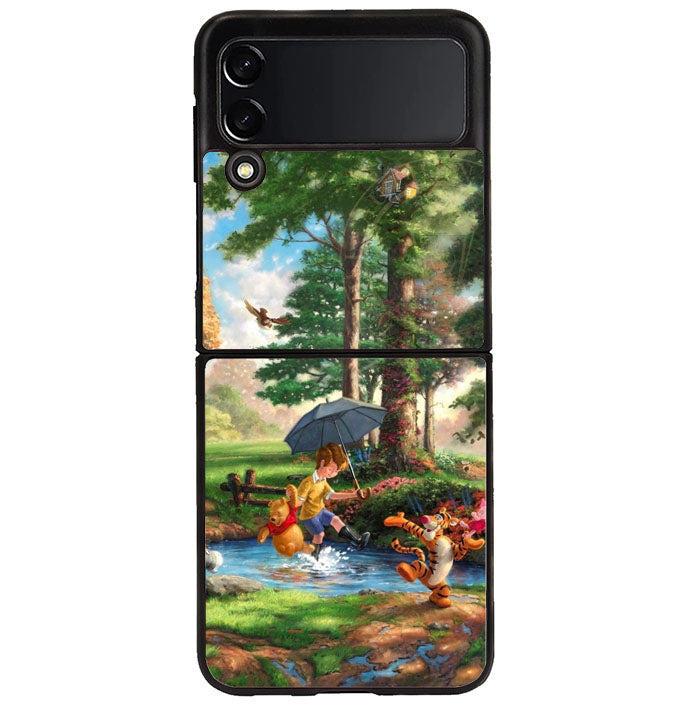 Winnie The Pooh Garden Samsung Galaxy Z Flip 4 5G 2022 Case