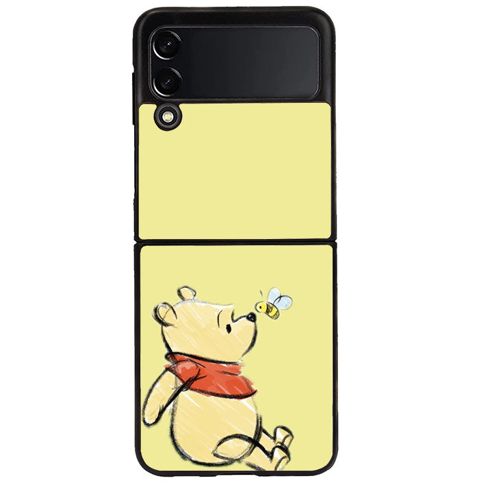Winnie The Pooh And Bee Samsung Galaxy Z Flip 4 5G 2022 Case