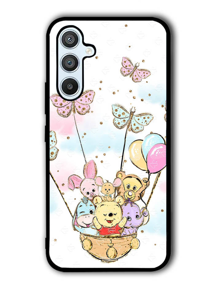 Winnie The Pooh And Butterfly Friends Samsung Galaxy A54 5G Case