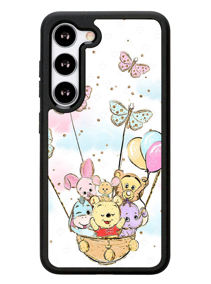 Winnie The Pooh And Butterfly Friends Samsung Galaxy S23 Plus 5G / Samsung Galaxy S23+ 5G Case