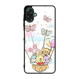 Winnie The Pooh And Butterfly Friends Samsung Galaxy A07 Case
