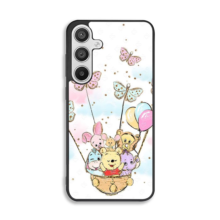 Winnie The Pooh And Butterfly Friends Samsung Galaxy A26 Case DC0018