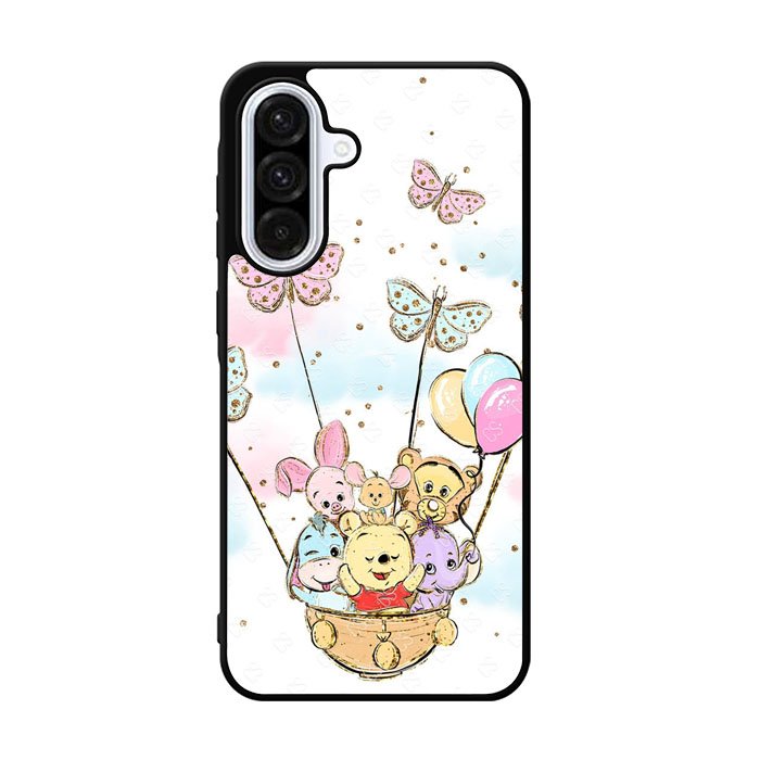 Winnie The Pooh And Butterfly Friends Samsung Galaxy A36 Case DC0018
