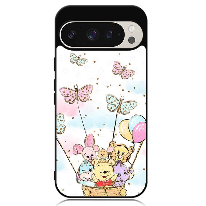 Winnie The Pooh And Butterfly Friends Google Pixel 9 | Pixel 9 Pro Case