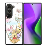 Winnie The Pooh And Butterfly Friends Samsung Galaxy Z Fold 6 Case