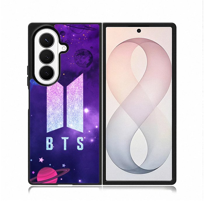 BTS Space Logo Samsung Galaxy Z Fold 8 Ultra Case