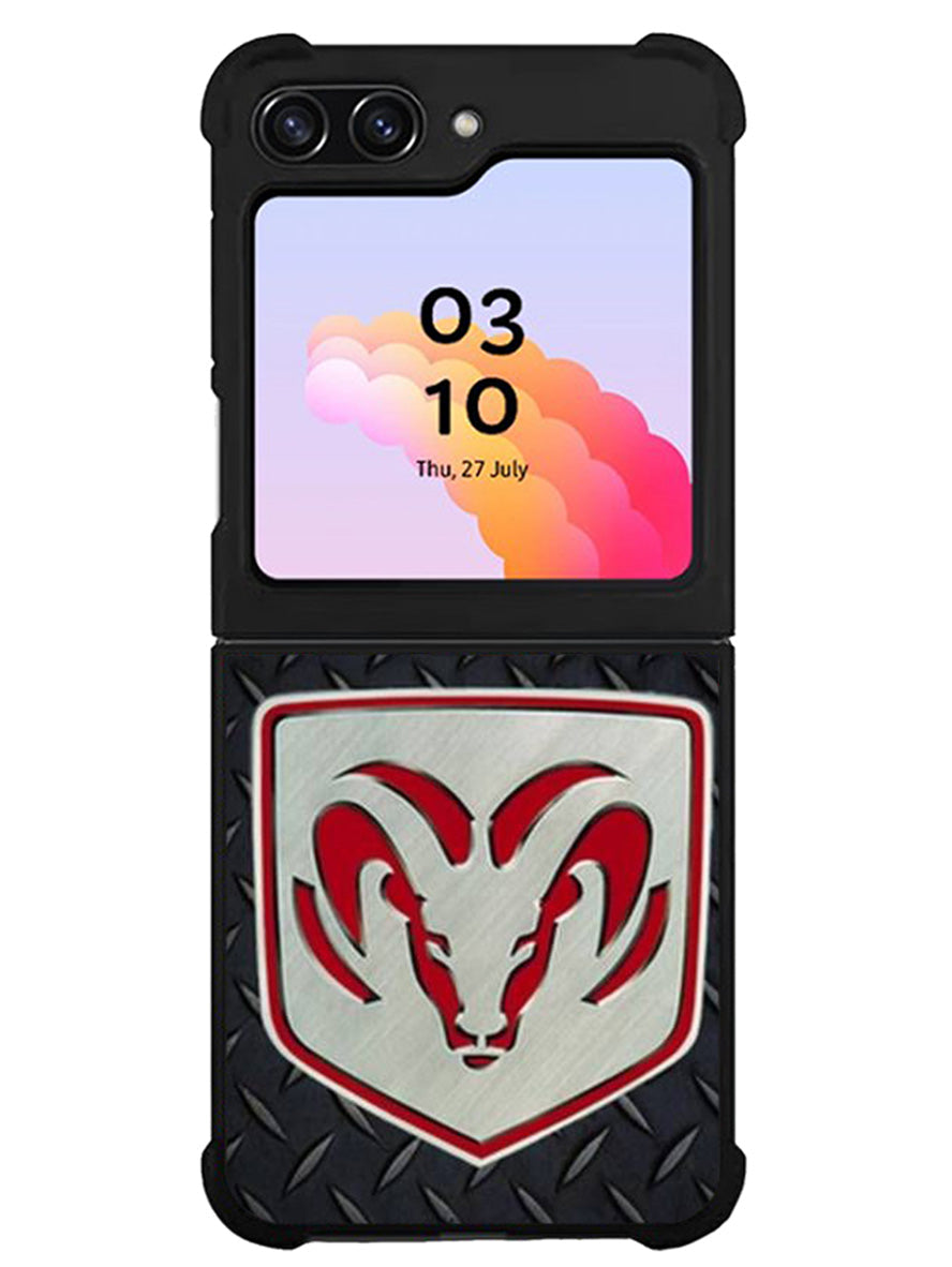 Dodge Ram Steel Logo Samsung Galaxy Z Flip 5 5G 2023 Case