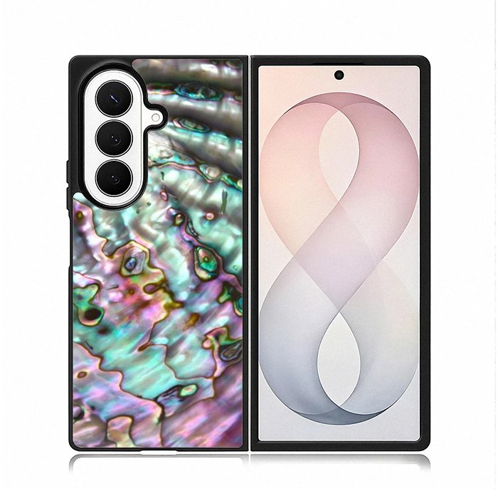 Abalone Mother Of Pearl Samsung Galaxy Z Fold 8 Ultra Case