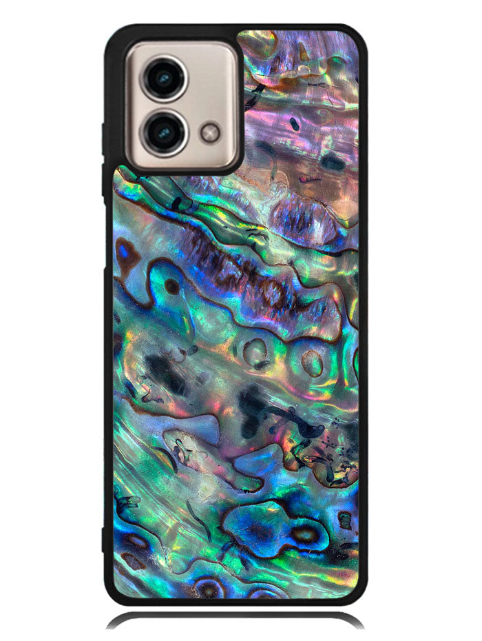 Red And Silver Abalone Motorola Moto G Stylus 5G 2023 Case