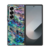 Red And Silver Abalone Samsung Galaxy Z Fold 7 5G Case