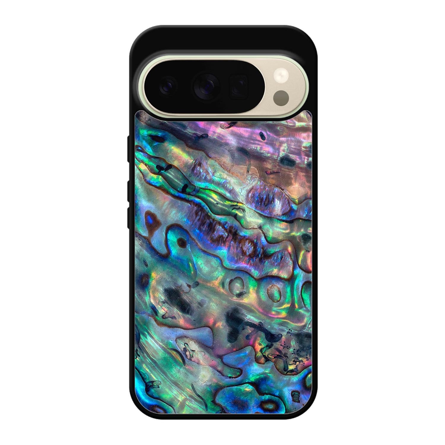Red And Silver Abalone Google Pixel 10 Pro Case