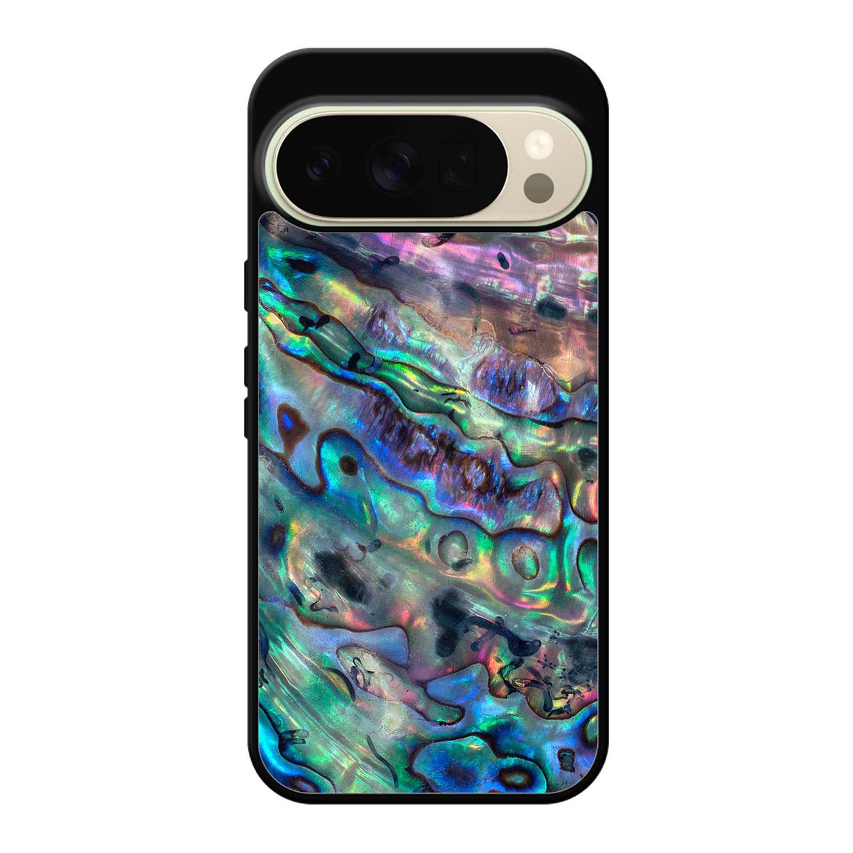 Red And Silver Abalone Google Pixel 10 Pro Case