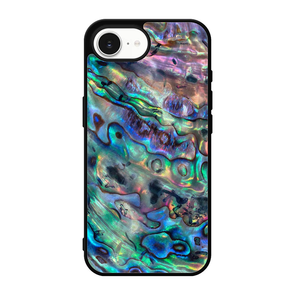 Red And Silver Abalone iPhone 17e Case