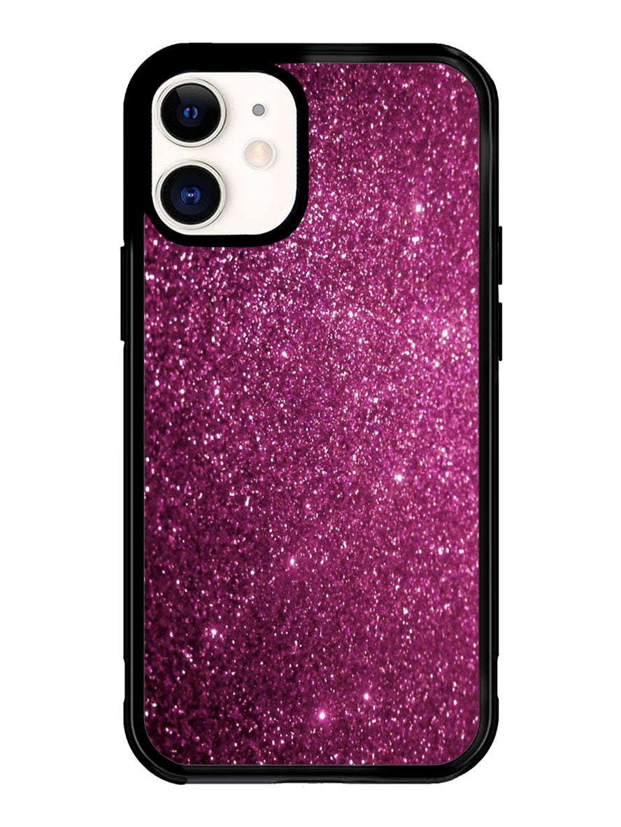 Purple Glitter iPhone 12 Case