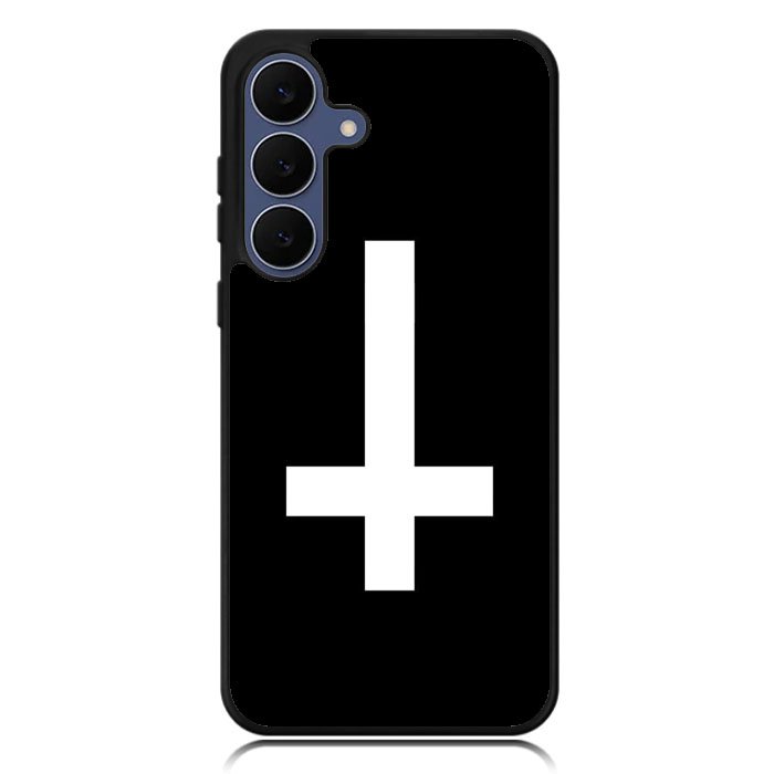 Satanic Cross Samsung Galaxy S25 Plus , Samsung Galaxy S25+ Case DC1632