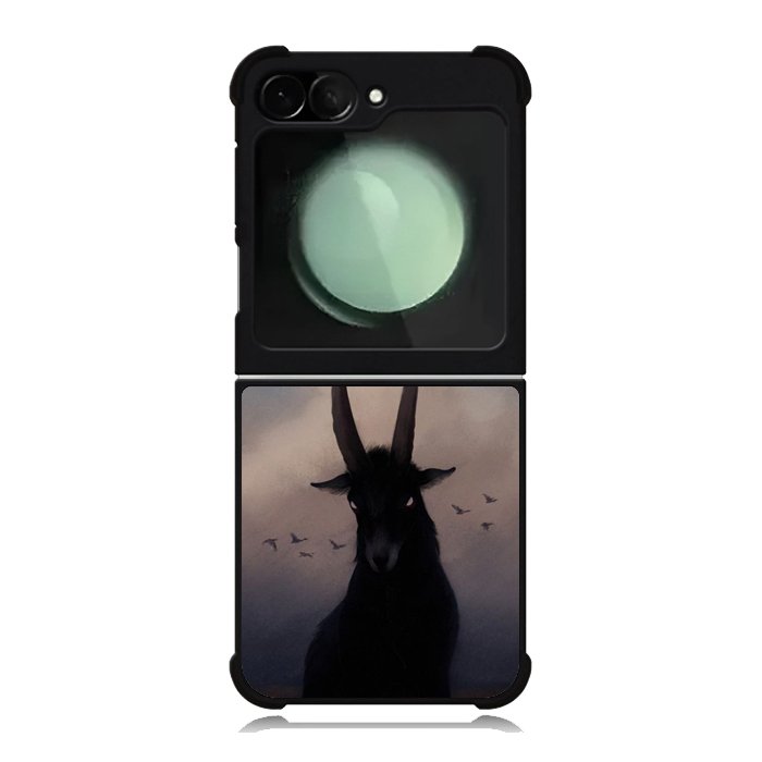 Haunted By Animal Baphomet Samsung Galaxy Z Flip 6 Case