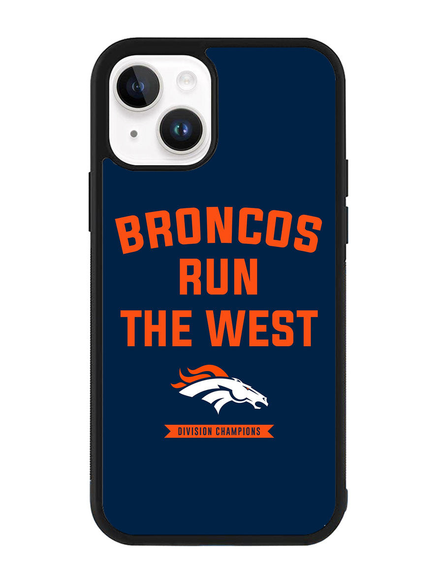 Denver Broncos Run The West iPhone 15 Case