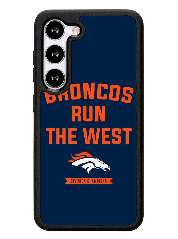 Denver Broncos Run The West Samsung Galaxy S23 Plus 5G / Samsung Galaxy S23+ 5G Case