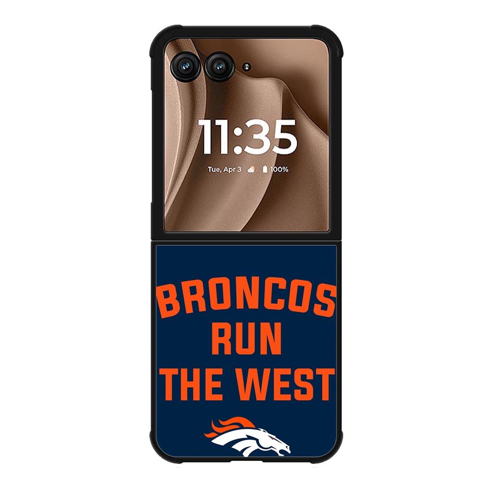 Denver Broncos Run The West Motorola Moto RAZR Plus 2025 Case